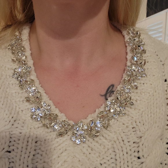 Fate Rhinestoned Collared Sweater - Picture 3 of 8